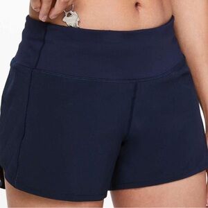 Lululemon Athletica Dark Blue Athletic Shorts